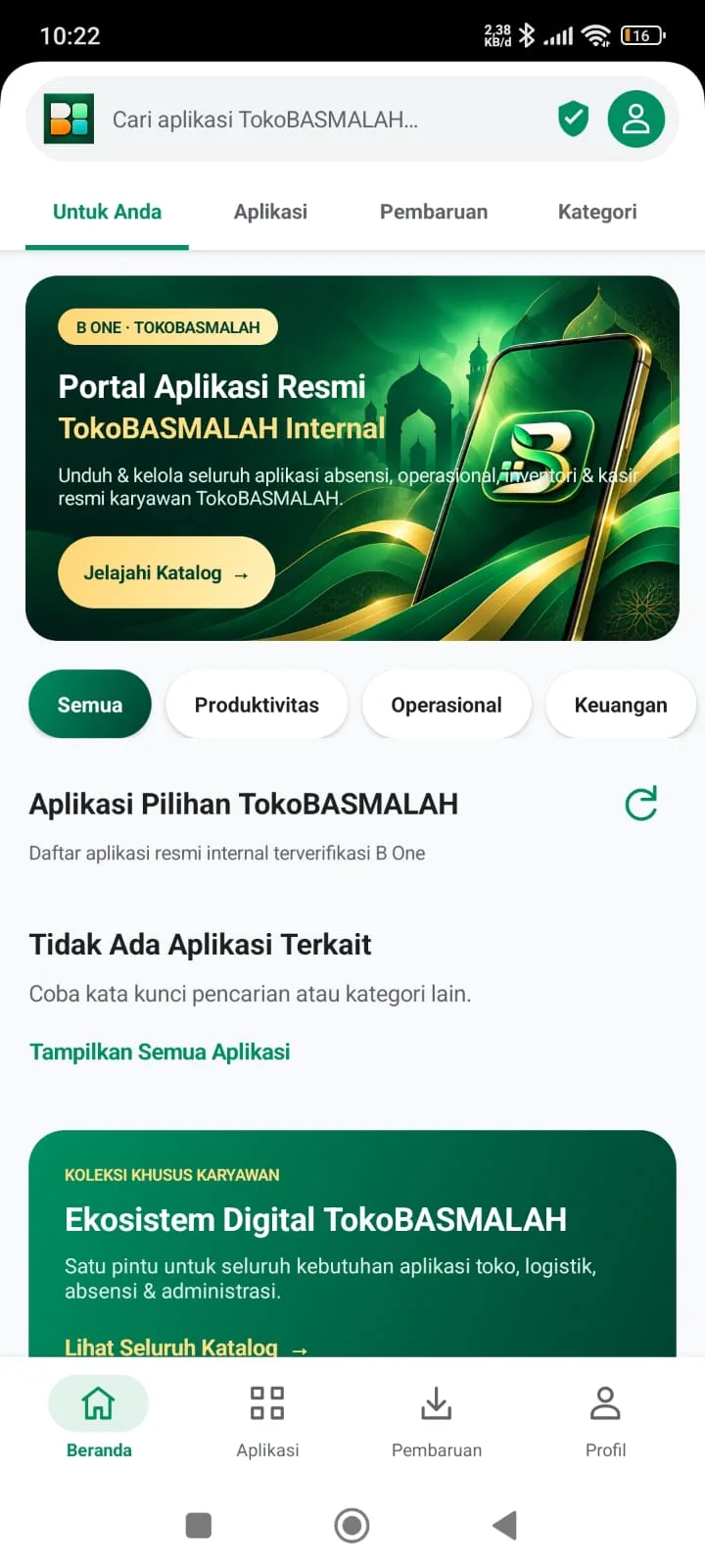 Tampilan B-ONE 3